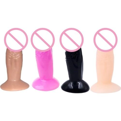 50LF Realistic Dildo with Suction Cup Simulation Penile G Spot Stimulation Dilatation Plug Masturbator Flirt Toy