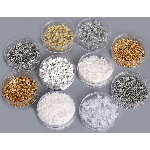 SEA MEW 1 Pack Ear Plugs Stud Earring Stopper Accessories DIY Jewelry Components