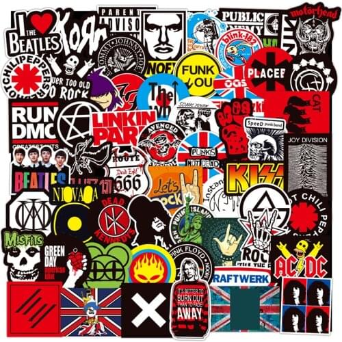 10/30/50pcs Skateboard Stickers For Kids Stickers Guitar Cans Laptop Sticker Pack Set Motorcycle Suitcase Waterproof Stickers