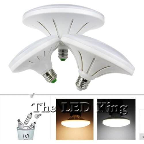 UFO LED lamp E27 5730SMD 18W 24W 36W Power Bright Lampada Led AC 220V 230V 240V Cool White Warm Globe Light Lamp Bombillas Led
