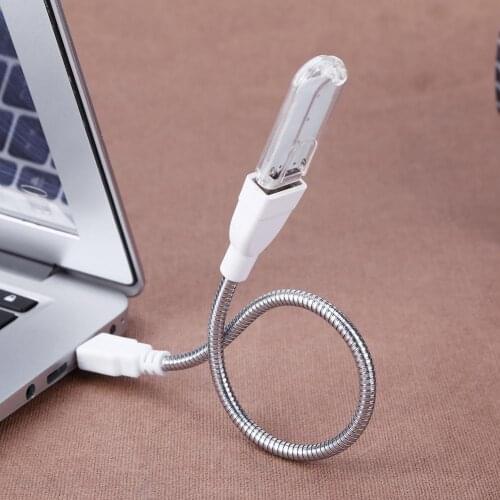 29cm USB Male to Female Extension Cable LED Light Adapter Cable Wire Metal Flexible Tube Hose Power Supply Cord for Laptop PC