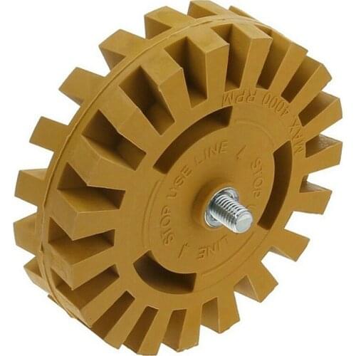 Car Cleaning Care Pinstripe Decal Eraser Wheel Pad Rubber Disk Pneumatic Car Decals Sticker Remover Remove Tools