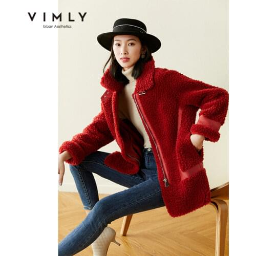 Vimly Women's Coats With Zippers