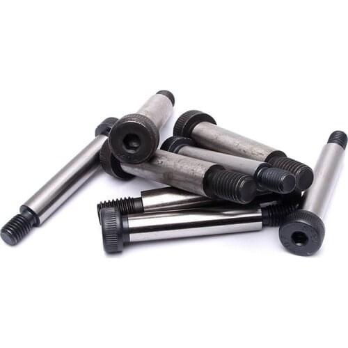 2pcs M8 12.9 level Allen shoulder screws equal shoulder plug screw wait high bolt carbon steel 10mm rod diameter 16mm-100mm long