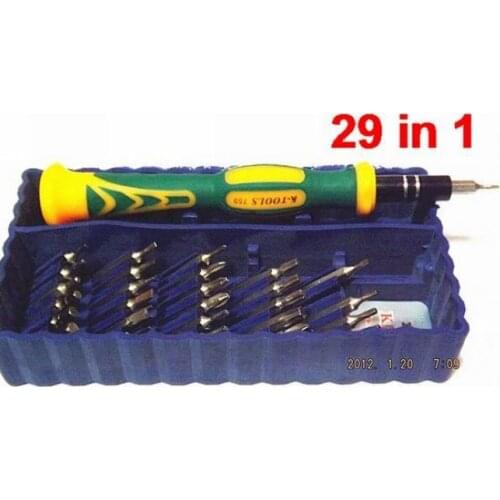 High quality rc tool set laptop repair 29 in 1 chrome vanadium steel torx bits set screwdrivers NO.759 freeshipping
