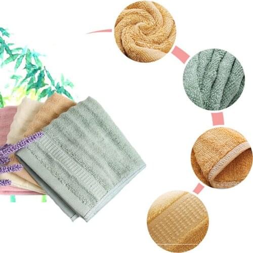 High Quality Pure Cotton Baby Towel Cute Solid Color Baby Face Towel Soft Durable Baby Handkerchief Towel