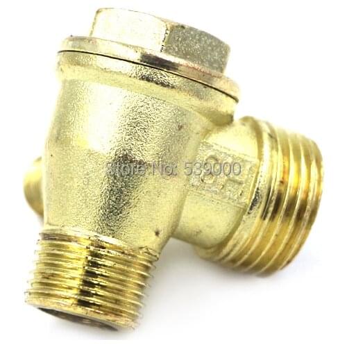 1PC NEW Brass Male Threaded Check Valve Single-phase valve Tool for Air Compressor