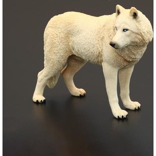 18cm Simulation Animal Toy Wild Animal Model Set Big Bad Wolf King Prairie Wolf Mini Hot DIY Scene Display Childrens Toys