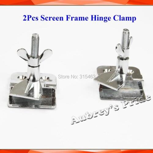 2pcs Screen Printing Butterfly Hinge Clamps High Perfect Registration All Steel