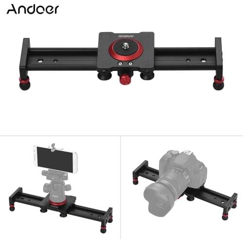 30cm 40cm 50cm Camera Track Slider Aluminum Alloy Damping Slider Track Video Stabilizer Rail Track Slider for DSLR Camcorder