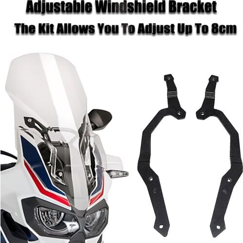 For Honda Crf1000l crf 1000l crf 1000 l africa twin 2016-2019 Motorcycle Accessories Screen Lifter Windshield Adjuster Bracket