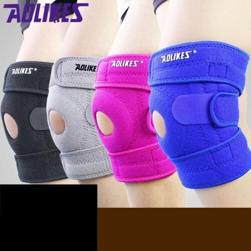 AOLIKES 1PCS Protection Knee Support Knee Guard Prevent Arthritis Adjustable Injury Knee Gurad Keep Knee Warm Comfortable