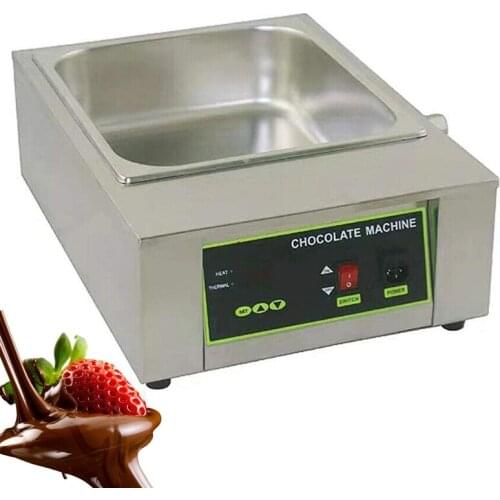 Chocolate melting machine 1000W chocolate furnace melt pot melting Electric single tank heater Melter Warmer Temper commercial