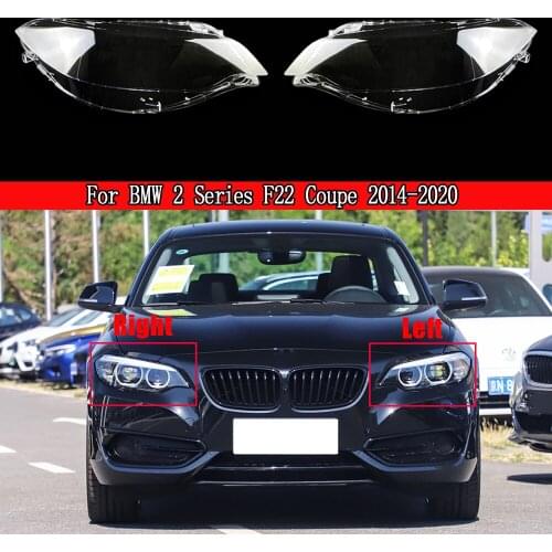 Car Headlight Cover For BMW 2 Series F22 Coupe 2014 ~ 2020 Headlamp Lens Replacement Auto Shell Head Lamp Light Case Lampcover