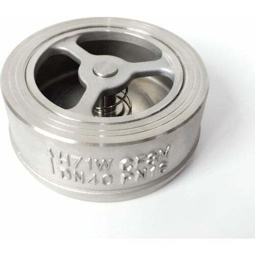 DN15-DN50 304 Stainless Steel Wafer Check Valve Non-return One Way Valve