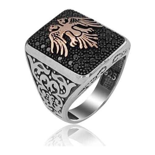 925 Silver Kayi Ring Resurrection Ertugrul Ring for Men