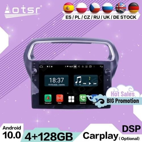 4+128G Carplay Multimedia Android 10 For Ford Escort 2015 2016 2017 2018 GPS Navigation Video Audio Auto Car Radio IPS Head Unit