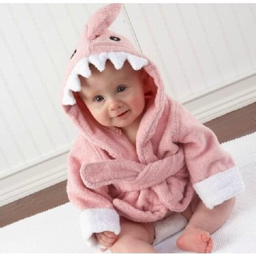 2-3T Hooded Animal model ing Baby Bathrobe Cartoon Baby Spa Towel Character kids bath robe infant beach towels Baby Bath
