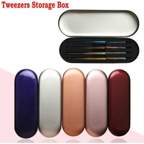 Professional Storage Box for Eyelash Extension Tweezers Organizer Case Eyelashes Eyeliner Pencil Case Organizer Makeup Tool