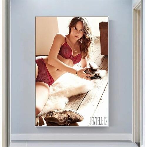 Silk Cloth Wall Poster Johanna Durhone Sexy Model Star Art Home Decoration Gift