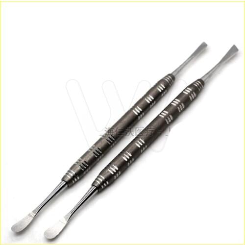 1pc Dental instruments Plant flapper periosteum separator Planting mouth hook pull tongue depressor
