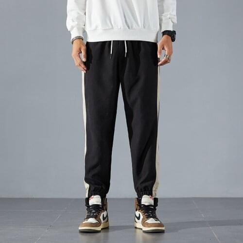 Junior High School Students Boys Spring And Autumn Korean Fashion Long Pants MenS Youth Casual Trousers Handsome 9-Point Sports