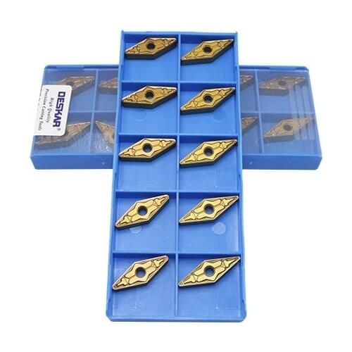 VNMG160404-TM LF9018/VNMG160408-TM LF9018/VNMG160412-TM LF9018 carbide inserts, DESKAR brand, to cut cast steel and steel