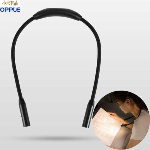 Youpin OPPLE LED Wearable Reading Book Light 4000K Warm White USB Rechargeable Night Lights Flexible Lamp Protable Flashlight
