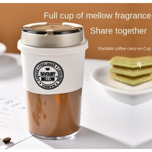 300/400 ML Water Bottles 10/13.5 Oz Coffee Cup Portable Hand-made Portable Cup European-style Small Luxury Exquisite Heat