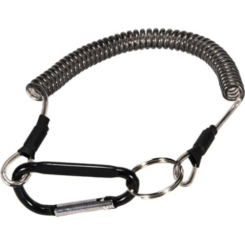 5gray lure steel wire missed rope fishing tool steel wire rope 1.5m multi-purpose safety rope Durable Durable Fishing Tools 2021