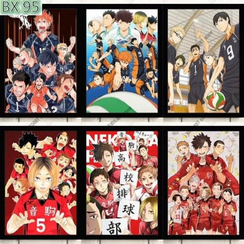5D DIY Diamond Painting Volleyball Boy Japan Anime Cross Stitch Kits Full Drill Embroidery Diamond Mosaic Home Decoration Gift