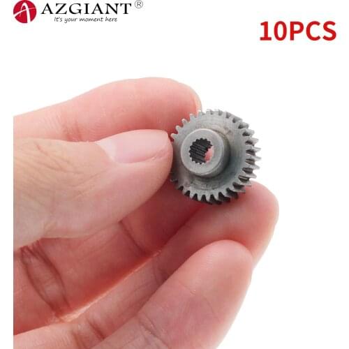 AZGIANT 10pcs 30T M0.5mm Metal Gear for Motor Retractable Side Rearview Mirror for Hyundai Santa Fa I20 I30 Kia K3 K5 Motor Gear