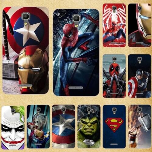 Super Hero Phone Case Cover for Alcatel One Touch Pixi 4 5.0" 3G Version OT 5010 5010D Case Back Phone Cover For Alcatel 5010D