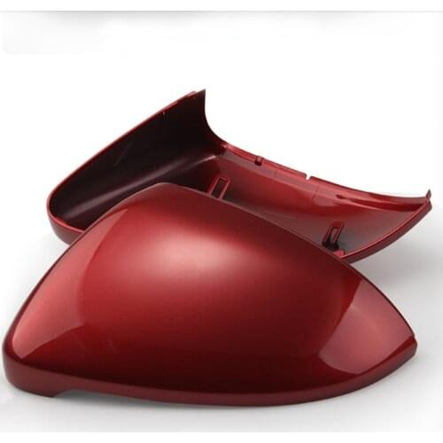 ABS Red Rearview Mirror Cover Cap Car Mirror Cover Side Wing Mirror Cover Caps For Golf 7