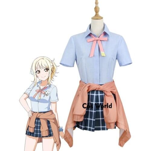 Love Live! Nijigasaki High School Idol Club Miyashita Ai Summer School Uniform Outfit Anime Customize Cosplay Costumes