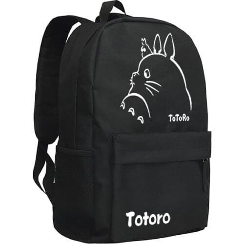 Cartoon My Neighbor Totoro Cat Backpack Manager Fan Girl Boys Bag School Students Gift