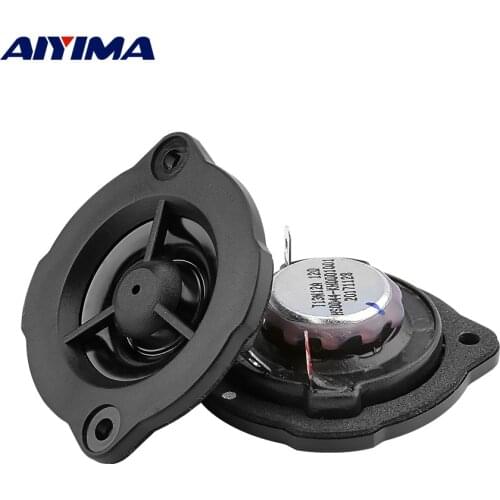AIYIMA 2Pcs Mini Tweeter Speaker Units 12 Ohm 5W Neodymium Car Loudspeaker Hifi Sound Music Treble Speakers For Audio AMP DIY