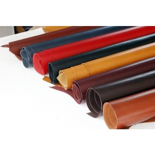 Genuine Leather First layer cowhide Oil wax leather retro smooth leather top layer cow skin leather 2mm thickness