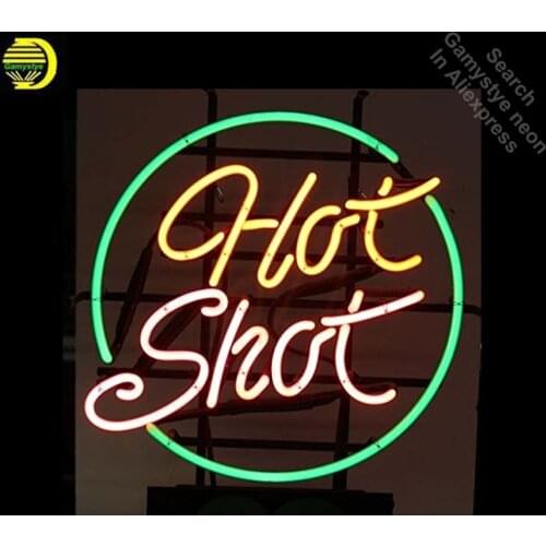 Neon Signs for Hot Shot Handcrafted Neon Bulbs sign Glass Tube Decorate Restaurant Store Wall neon light maker dropshipping