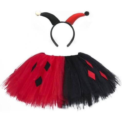 2021 New Halloween Costume For Kids Clown Witch Female Anime Cosplay Costumes Carnival Christmas Party Clothing COS For Girls