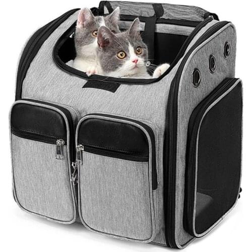 2021New Fashion Big Space Pet Backpack Is Convenient To Go Out Fashion Breathable Pet Bag Cat Bag Dog Bag Foldable To Save Space