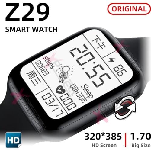 Original Z29 Smartwatch men smart watch Heart rate Fitness Bracelet women watches reloj ios Android PK IWO 13 W46 HW16 DT100 W66