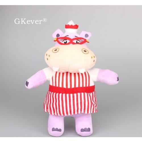 32 cm Anime Doctor Doc McStuffins Hippo Animal Stuffed Plush Doll New Arrivals Hippo Plush Toys Doll Peluche Women Kids Gift