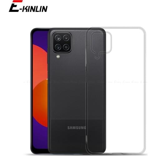 Transparent Ultra Slim Clear Silicone Case For Samsung Galaxy M62 M12 M42 M02 Back Soft TPU Protection Cover