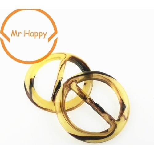 Dust coat Belt buckle 1pcs inner size 48mm adjuster Buckle Buttons Invitation Ribbon Slider For Garment and Bags decoration