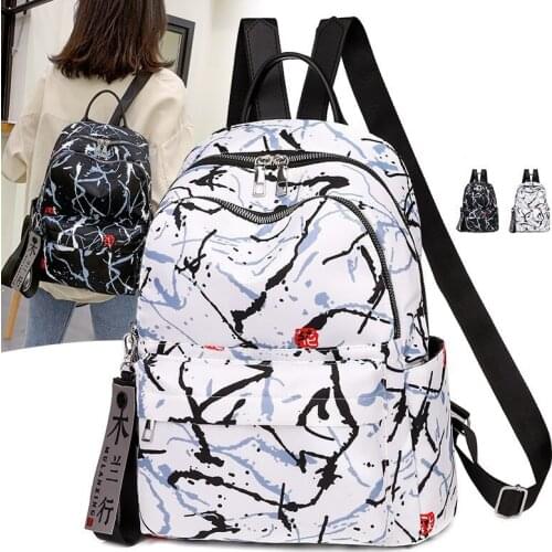 Luxury brand Backpack Women Oxford Cloth Shoulder Bag School Bags for Teenage Girls Light Ladies Travel Backpack mochila feminin