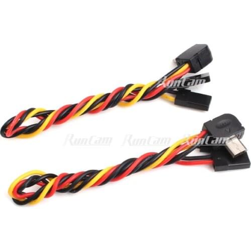 RunCam 2 / RunCam 3 / RunCam Split TV-out Cable & Power Cable for FPV Camera For RC FPV Racing Camera Drone Spare Parts Accs
