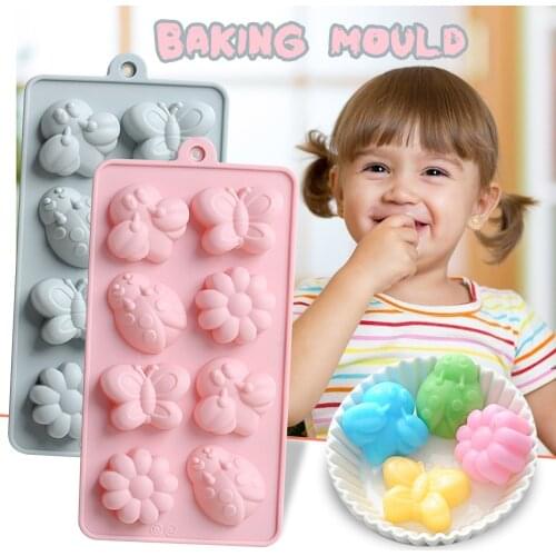 Silicone Cake Molds Baking Chocolate Dessert Soap Ice Candle Making Molds DIY Drawing Mold Cake Decorating Tool Bakeware Moulds