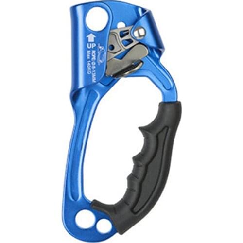 Right Rock Climbing Hand Ascender Riser for Rope Hand Grasp Ascender Rescue Caving Mountaineering Tree