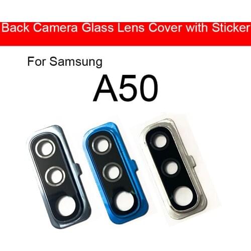 Rear Camera Glass Lens With Adhesive Sticker For Samsung Galaxy A50 SM-A505FD A505FD Back Camera Glass Lens Replacement Repair